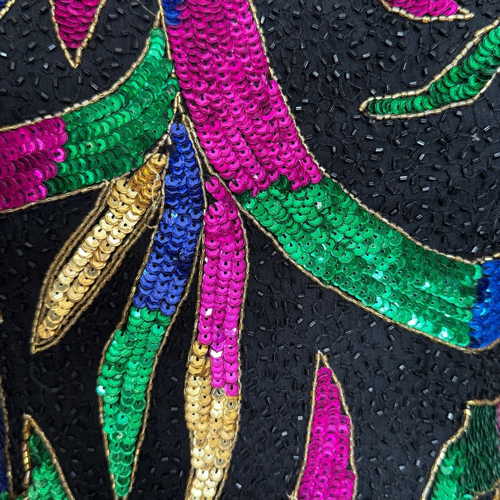 Vintage Colorful Sequin Dress - Picture 7 of 10